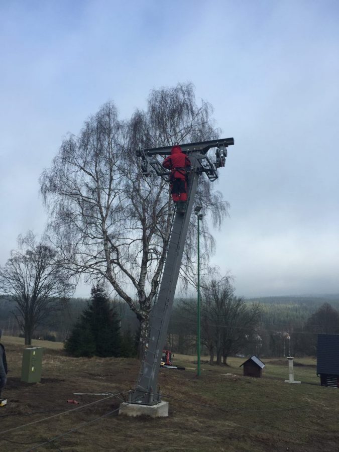 Elektroinstalace - lyžařský vlek