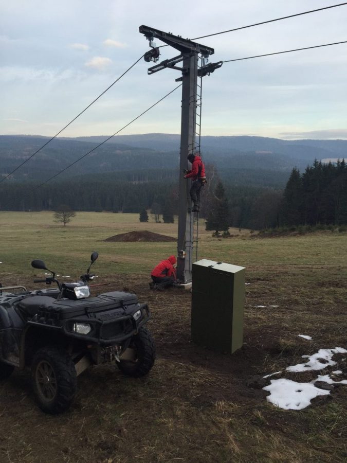 Elektroinstalace - lyžařský vlek