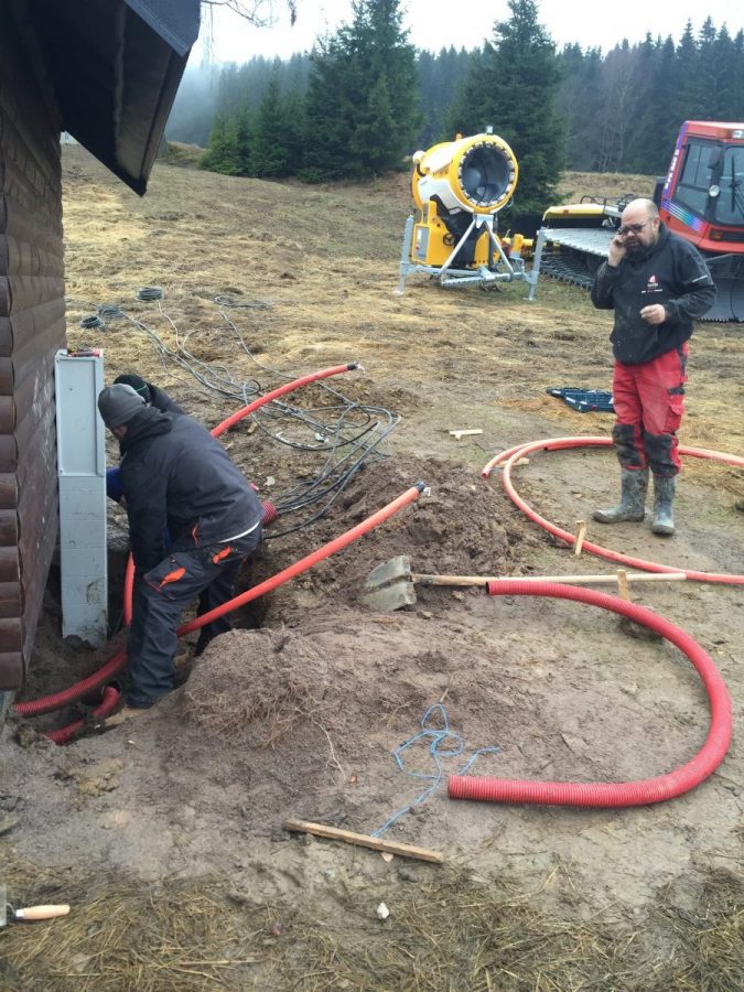 Elektroinstalace - lyžařský vlek